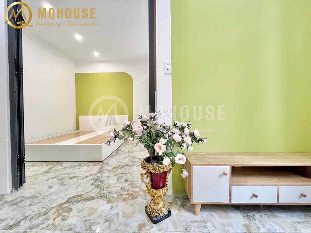 The full interior service apartment - balcony - the Phan Đăng Lưu elevator fell by hx