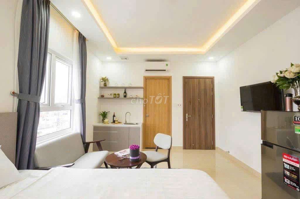Studio interior, window, Nguyễn Khoái district 4 near 1 .5_7_8