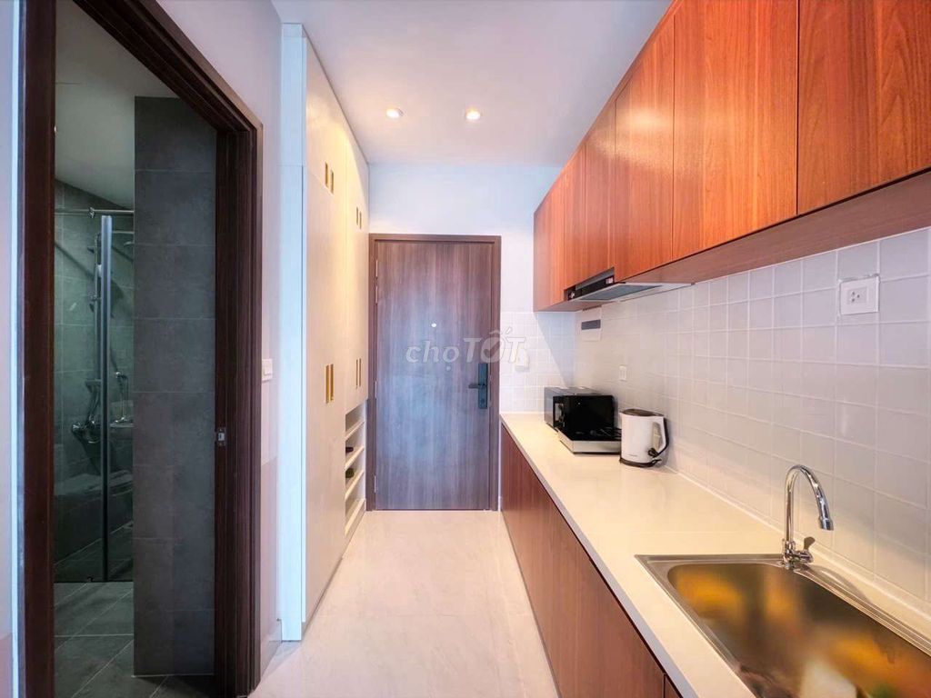 Sunrise Riverside apartment. One bedroom. A full interior toilet.