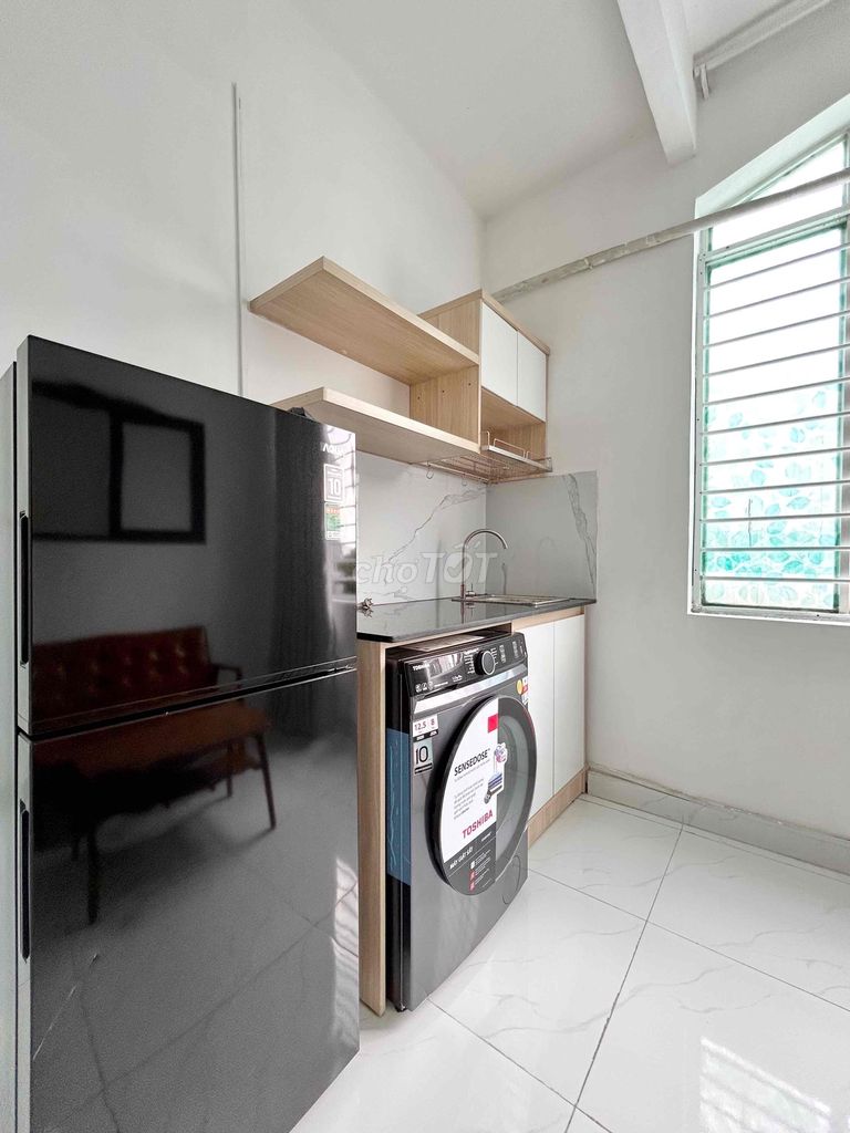 The 1st Bedroom of the Private Washer Full of Homes right down to 4 Phú Nhuận