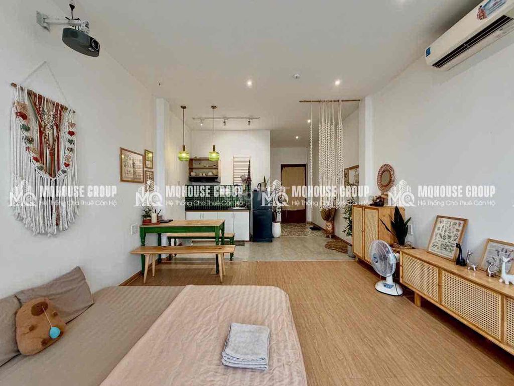 service apartment - full interior - balcony airing hvt nvt hvt