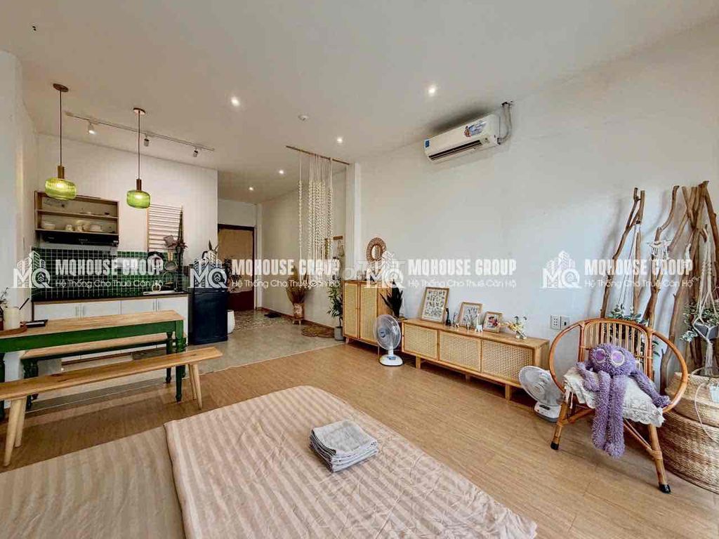 service apartment - full interior - balcony airing hvt nvt hvt