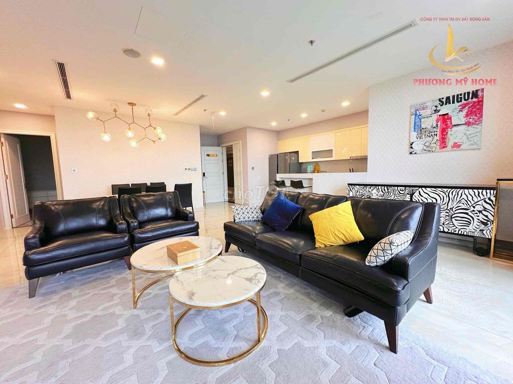 Rent 3 rooms vinhomes golden river 121 M2 view river - 57 million a month