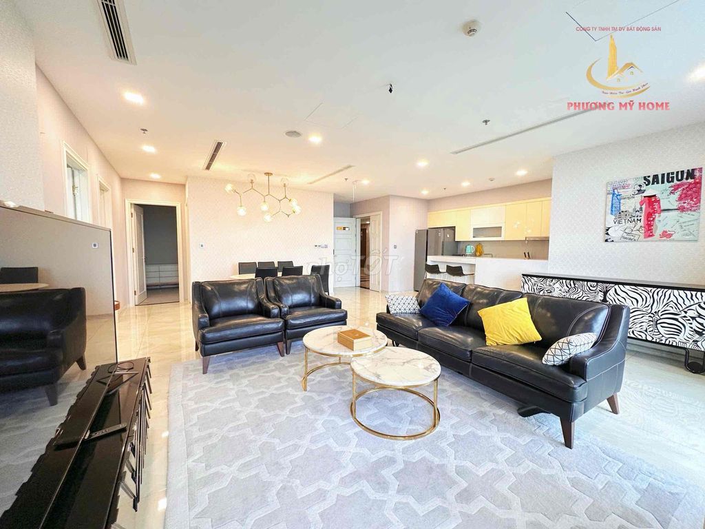 Rent 3 rooms vinhomes golden river 121 M2 view river - 57 million a month