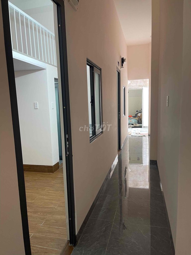 newly built motel room
