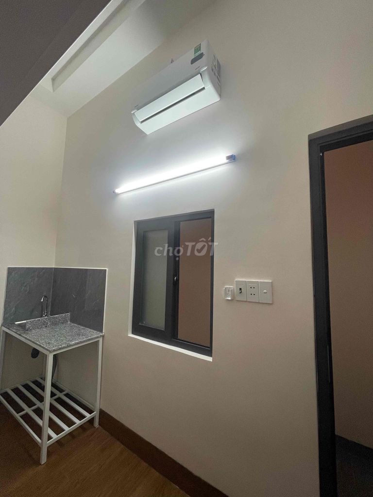 newly built motel room