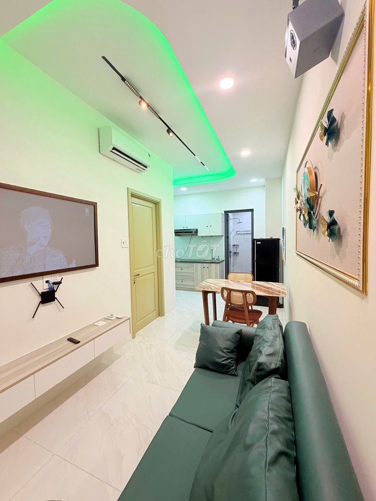 Rent a small apartment, full nth, cityland Gò Vấp elevator.