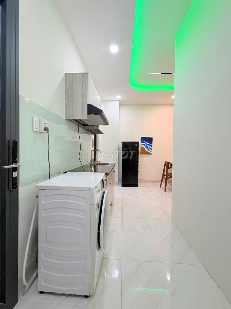 Rent a small apartment, full nth, cityland Gò Vấp elevator.