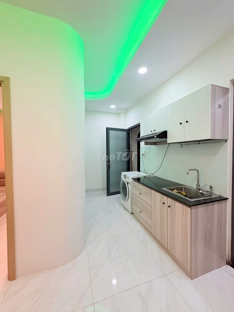 Rent a small apartment, full nth, cityland Gò Vấp elevator.