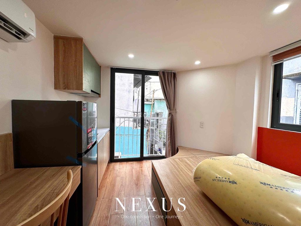 High-end building - low room - comfortable.