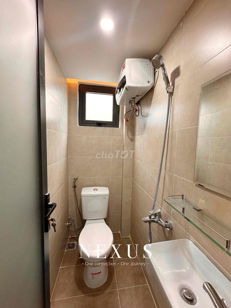 High-end building - low room - comfortable.