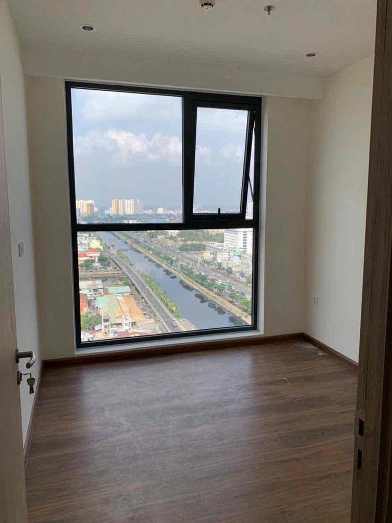 Rent the corner of two bedrooms, two Mini Garden toilets, D-Aqua Bến Bình Đông District 8 apartment.