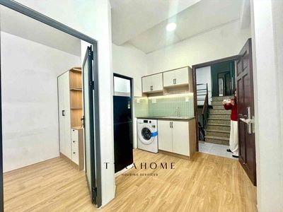 Rent the service apartment as a bedroom - Bancony, Full interior at Bình Thạnh