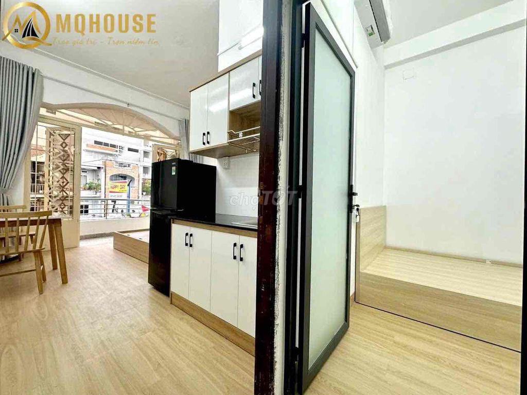 service apartment - full interior - open ballcony - 2 bedroom - 2 Phan Đăng Lưu toilet