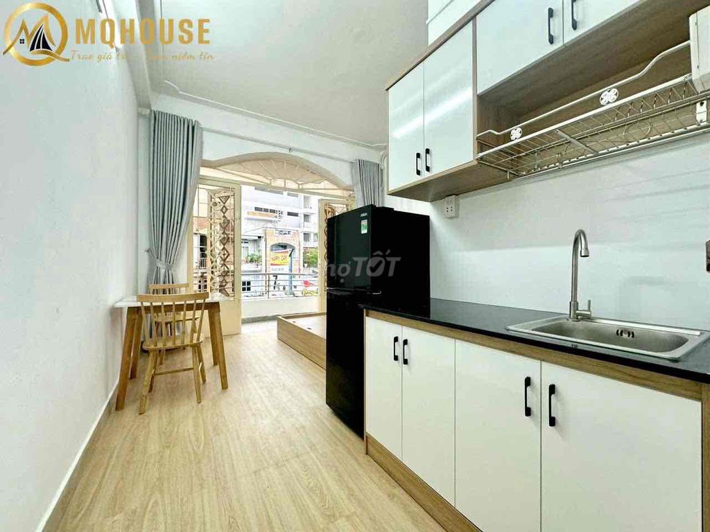 service apartment - full interior - open ballcony - 2 bedroom - 2 Phan Đăng Lưu toilet