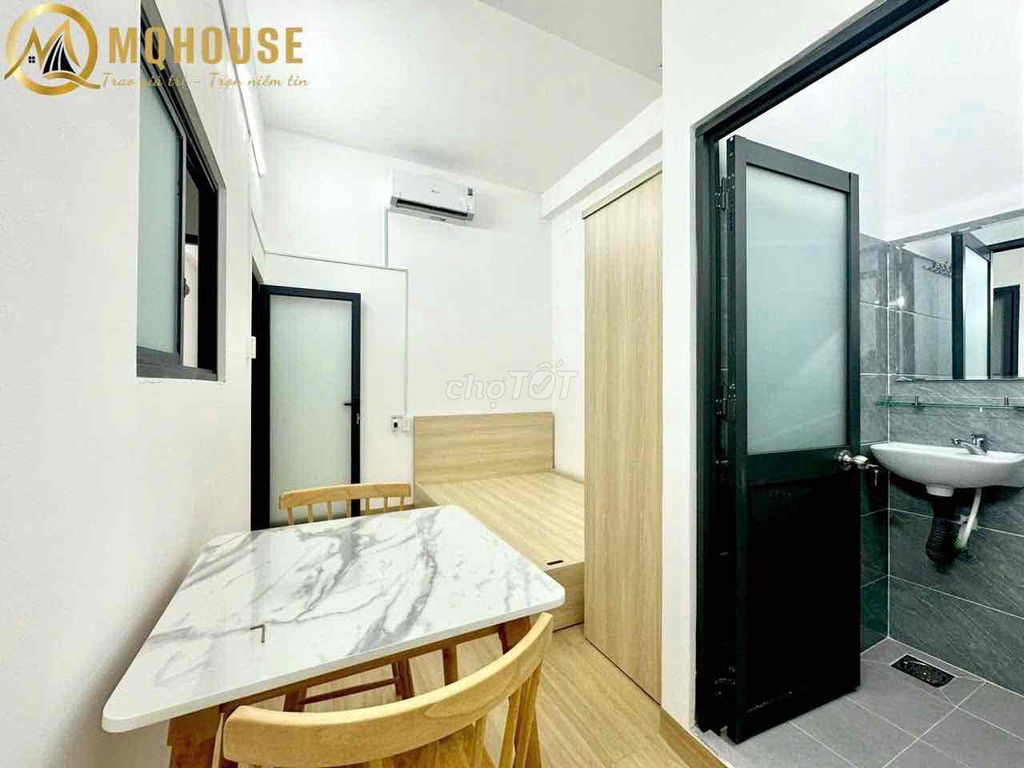 service apartment - full interior - open ballcony - 2 bedroom - 2 Phan Đăng Lưu toilet