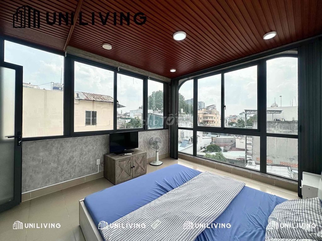apartment 1 bedroom full-view bill superview at Phan Văn Trị - Bình Thạnh