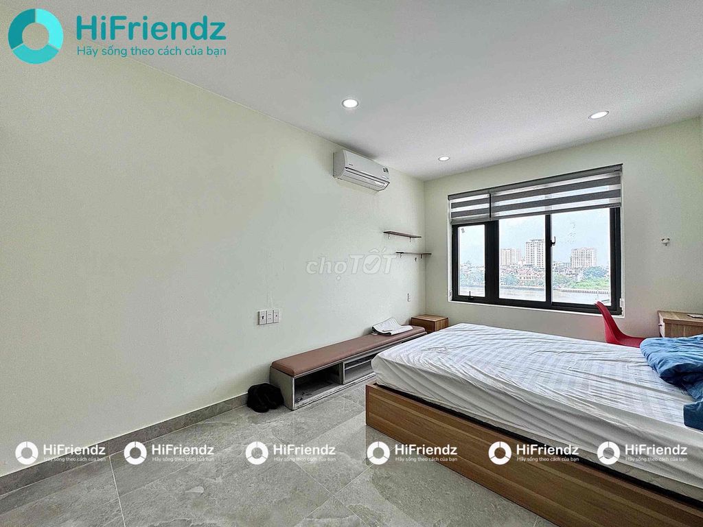 The corner of 2 bedroom 45 M2 - full interior - 2 toilets - winter balcony - space