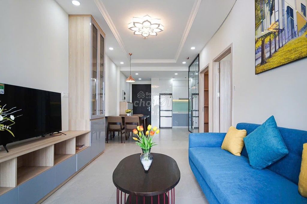 Rent apartment Scenic Valley 1, 7th District, 71m2, 2 bedrooms, full interior, 16 million a month.