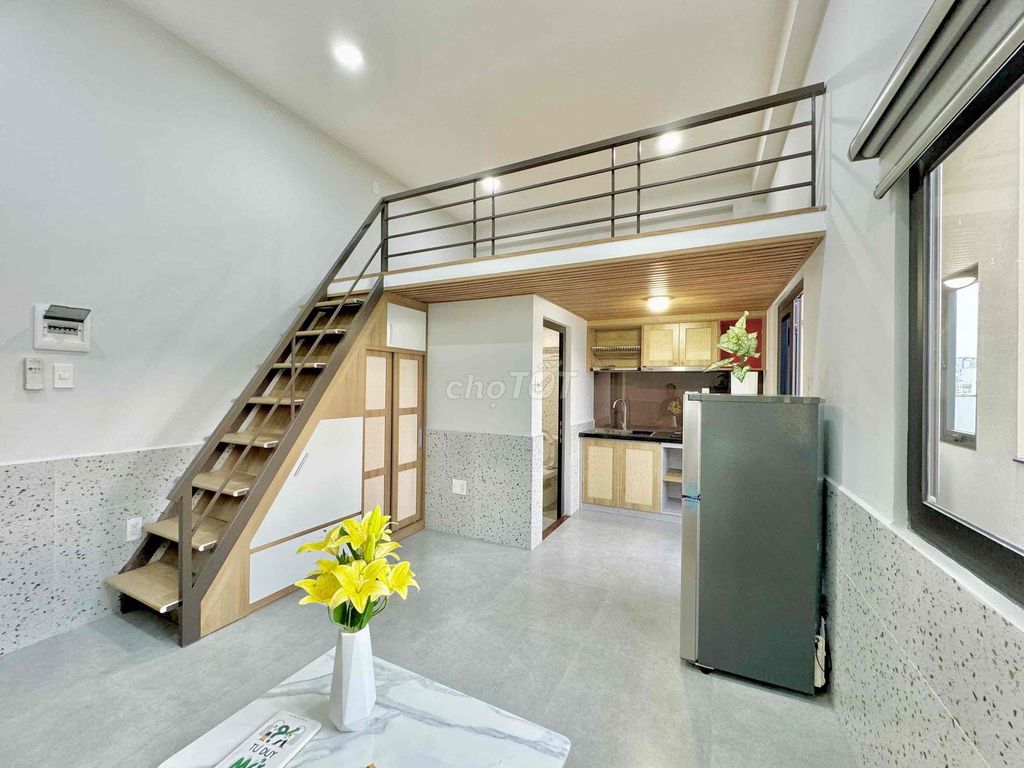 THE balcony is filled with natural light