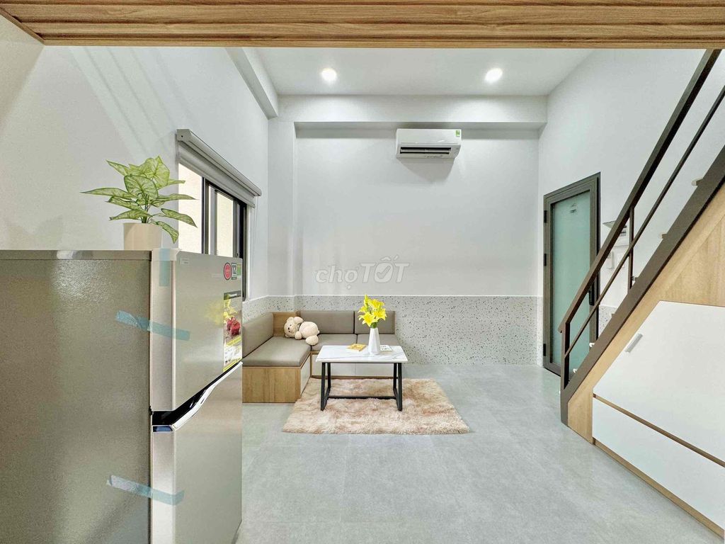 THE balcony is filled with natural light
