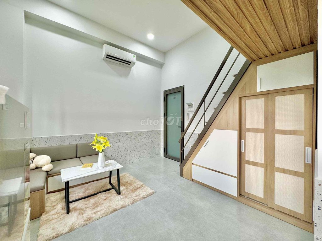 THE balcony is filled with natural light