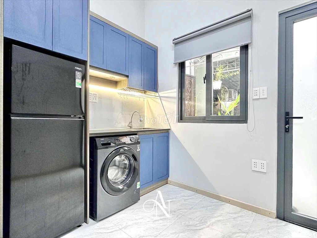 The apartment is Ung Văn Khiêm-- 2 sleeping spaces, at the extreme comfort zone.