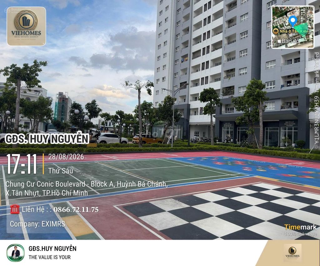 Rent apartment Conic Boulevard, 84.32 meters2, 2 bedrooms, 6.5 million a month.