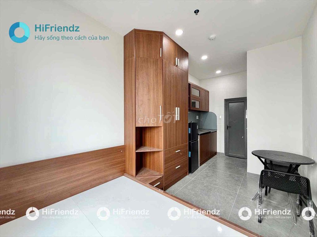 The new studio built a full interior with a window of sky right here in Lê Văn Khương, District 12.