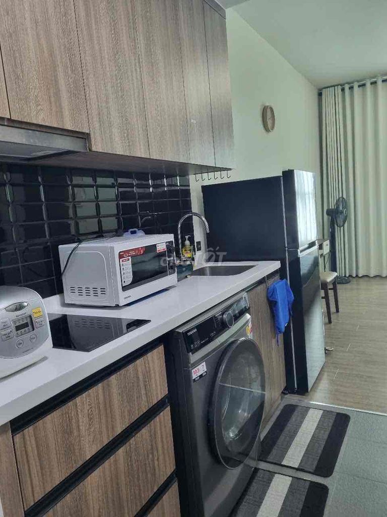 Delasol's new studio apartment full of furniture