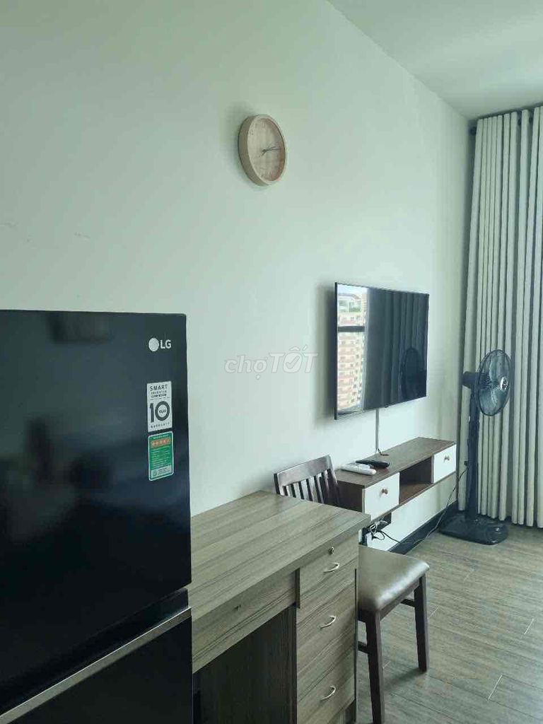 Delasol's new studio apartment full of furniture