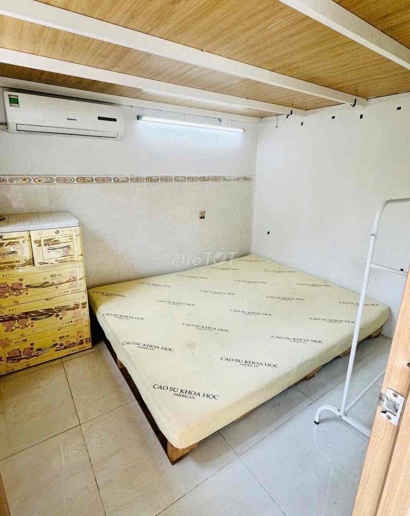 Two very cheap sleeping spaces.