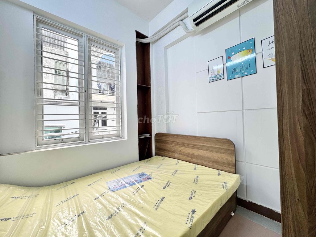 Rent two bedrooms. A bathroom. A full interior kitchen near the flower park.