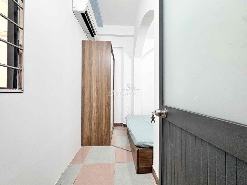 Rent two bedrooms. A bathroom. A full interior kitchen near the flower park.