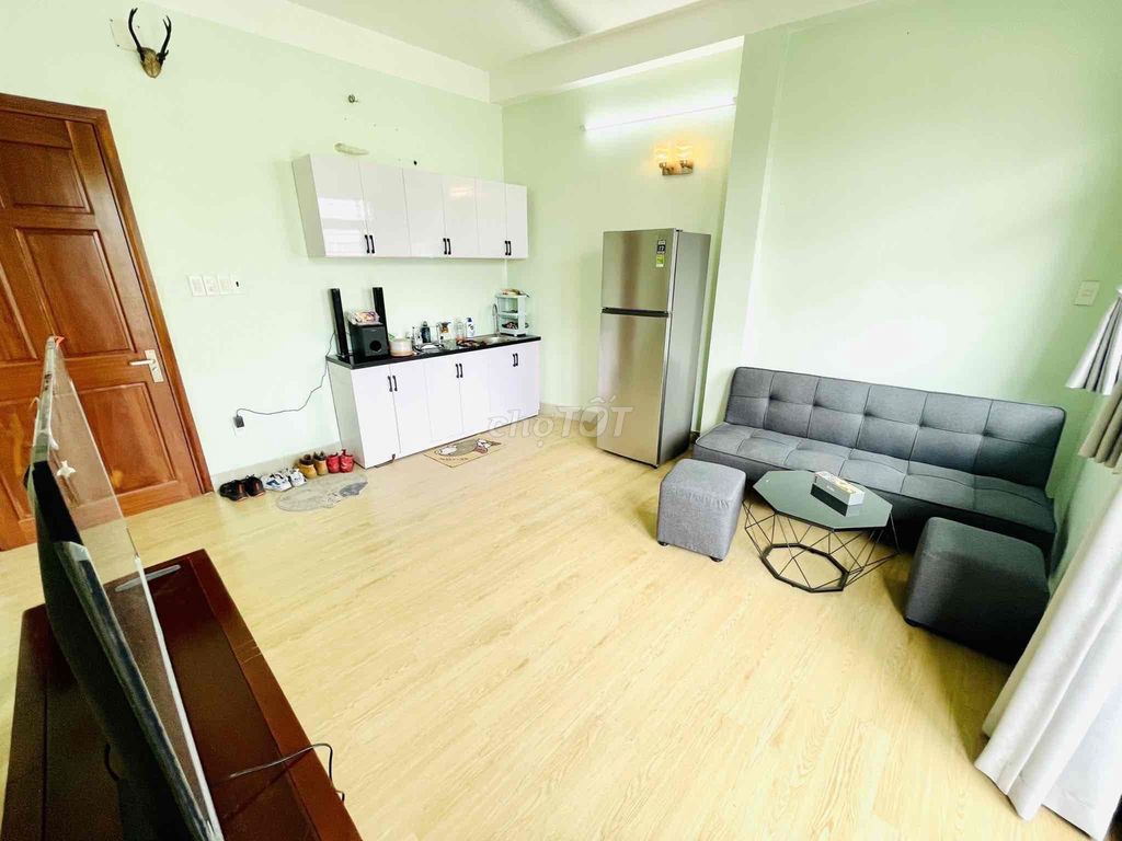 balcony apartment 40 M2 full Tân Bình interior