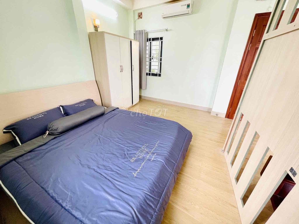 balcony apartment 40 M2 full Tân Bình interior