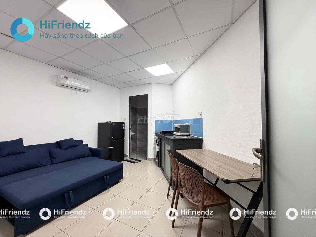 The studio has just finished building the interior at the gate of 3 mid-cvpm, District 12.