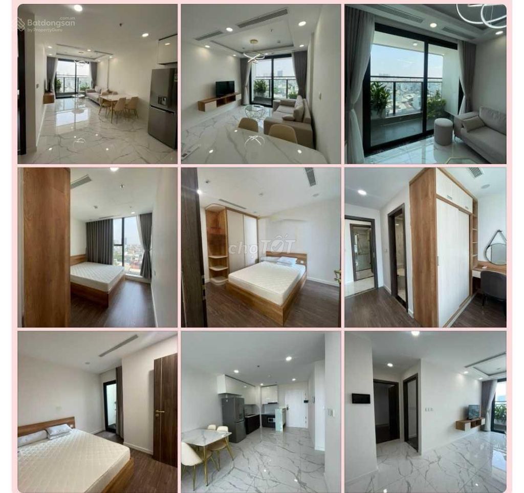 Rent the Sunshine Sky City apartment, 70 meters, two bedrooms, 13 million interiors.