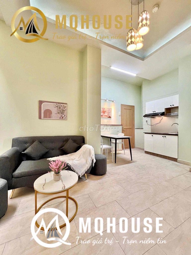 Two 60 M2 bedrooms right through the wall, full interior, super-saltered.