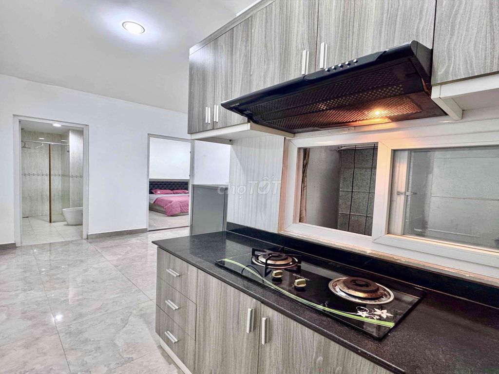 The entire apartment is a one-room apartment - one living room in the Tân Bình garage