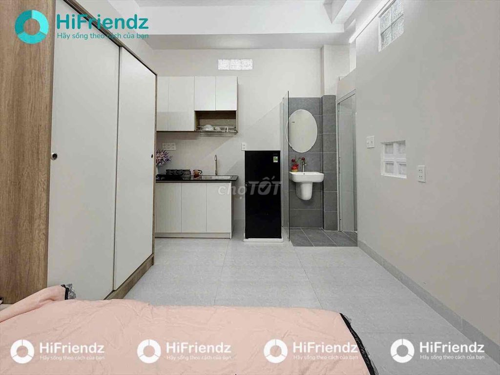 Open the new building building departmentol studio there's an elevator near aeon Tân Phú