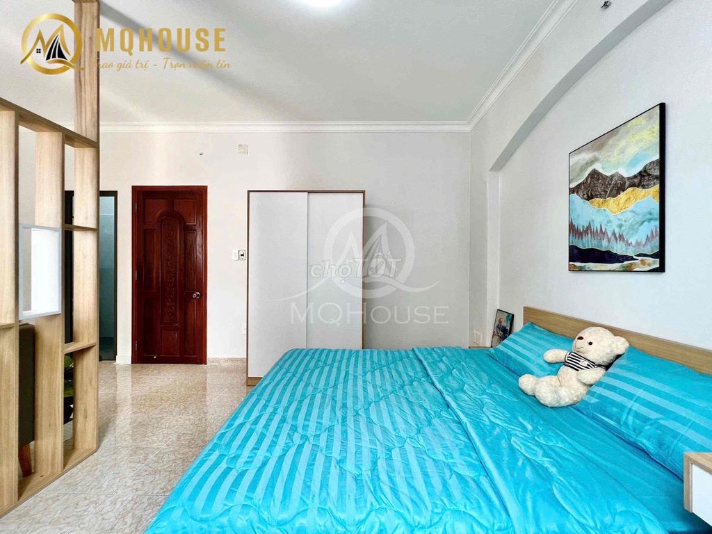 Full-time service apartment separated balcony, private washing machine window right through the cvHVT