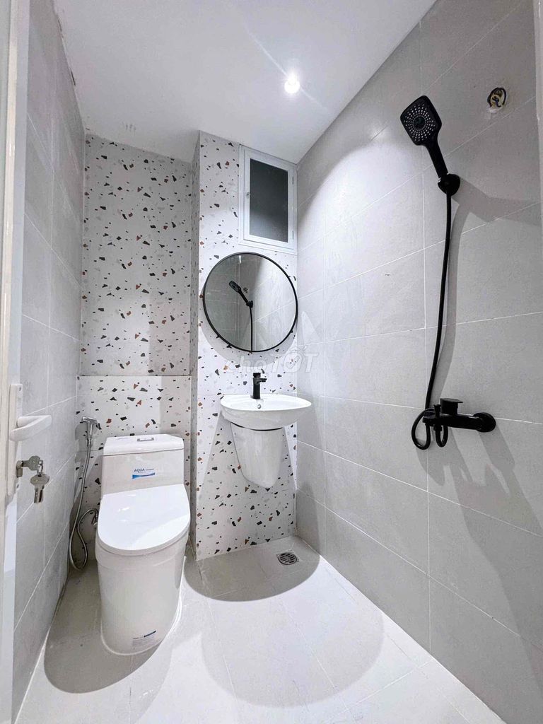 "Calllia," "Shift of furniture near the shower." "Channel of 11th District."