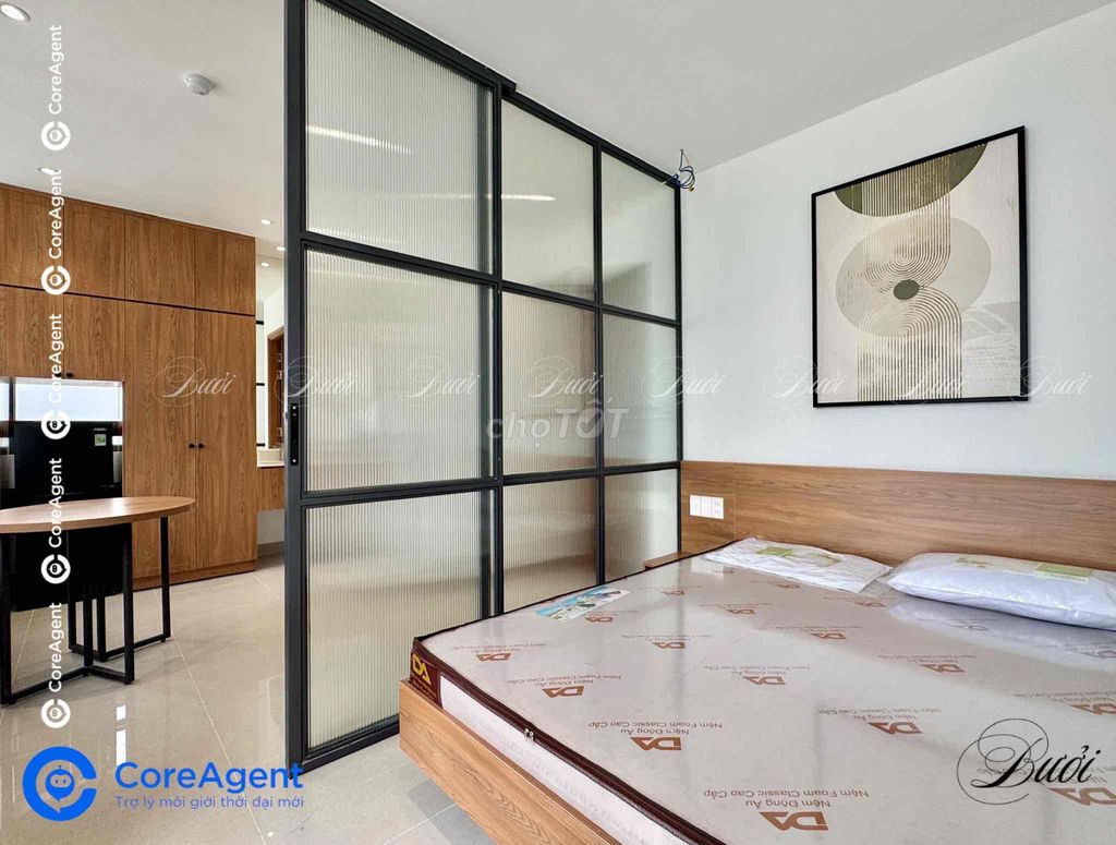 Room service 1 high-end bedroom - tone wood bsic - full interior - near ALS Tân Phú