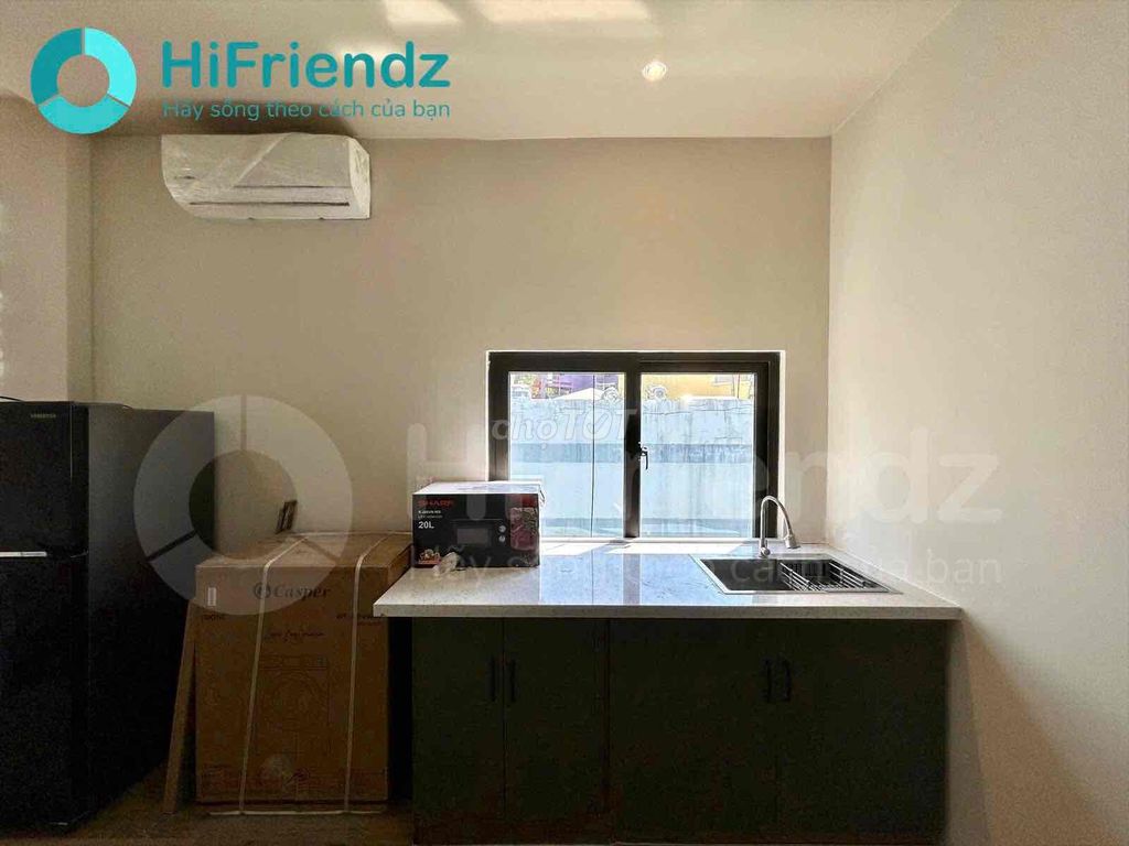 Rent the apartment. One bedroom, separate kitchen.