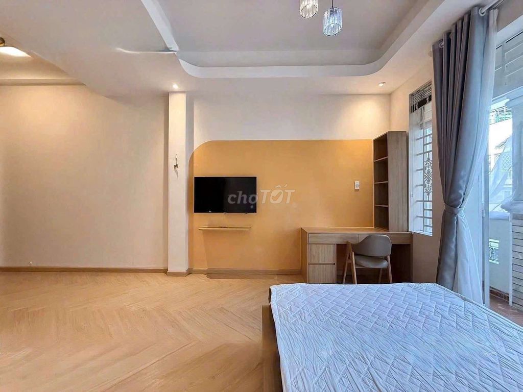 A service apartment full open balcony furniture