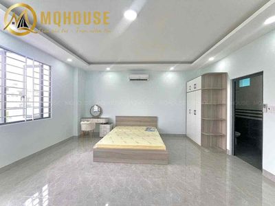 The service apartment - the balcony studio is so wide right in the Gò Vấp safe market