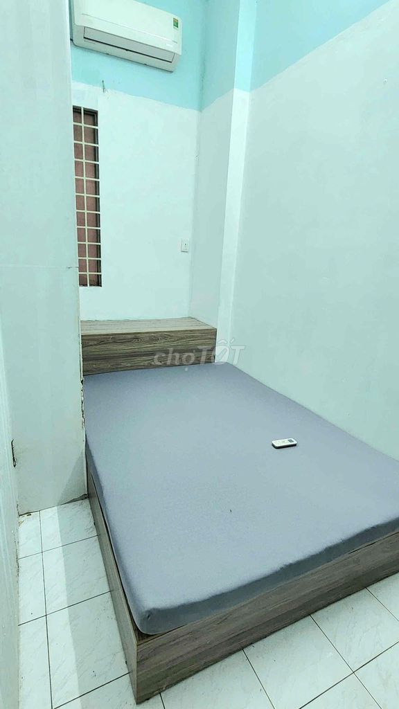 The two separate bedrooms are ready for private toilet furniture.