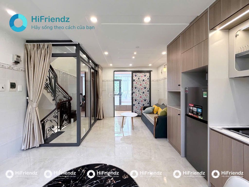 Two bedrooms at Nguyễn Kiệm for rent-full furniture - new house balcony