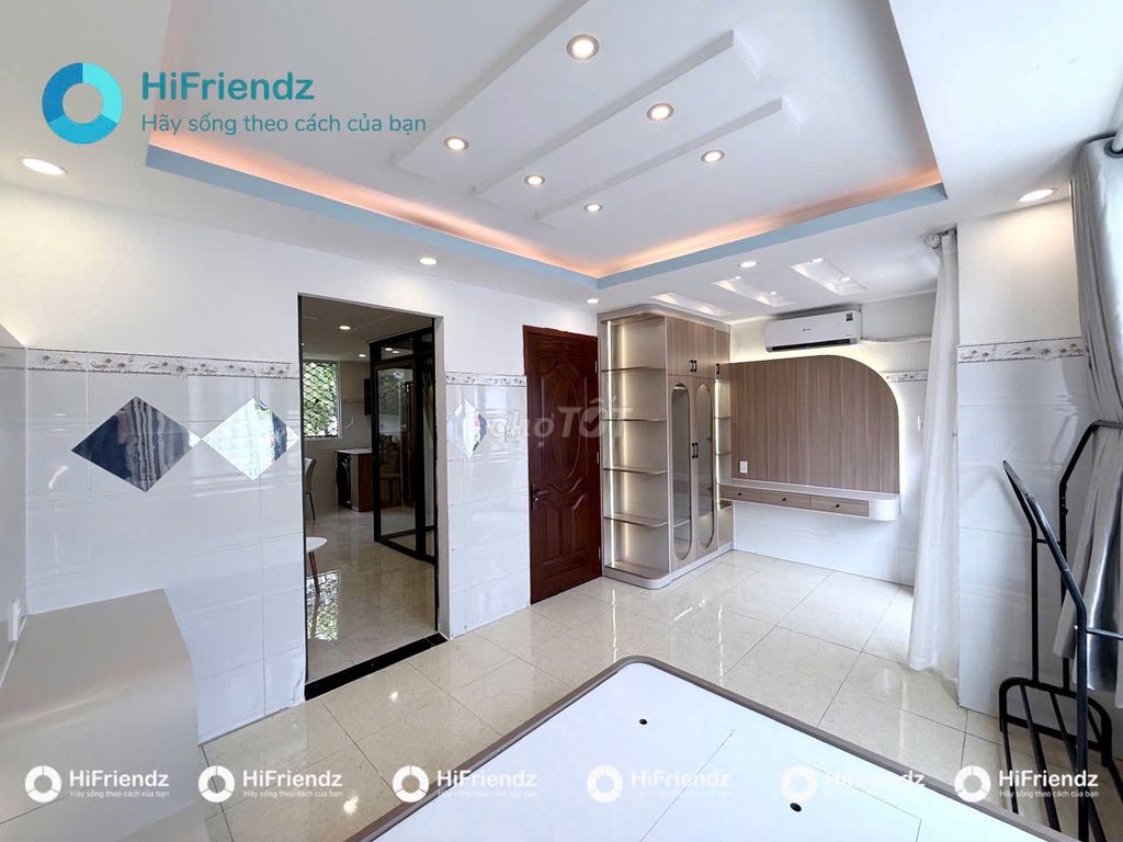 Two bedrooms at Nguyễn Kiệm for rent-full furniture - new house balcony
